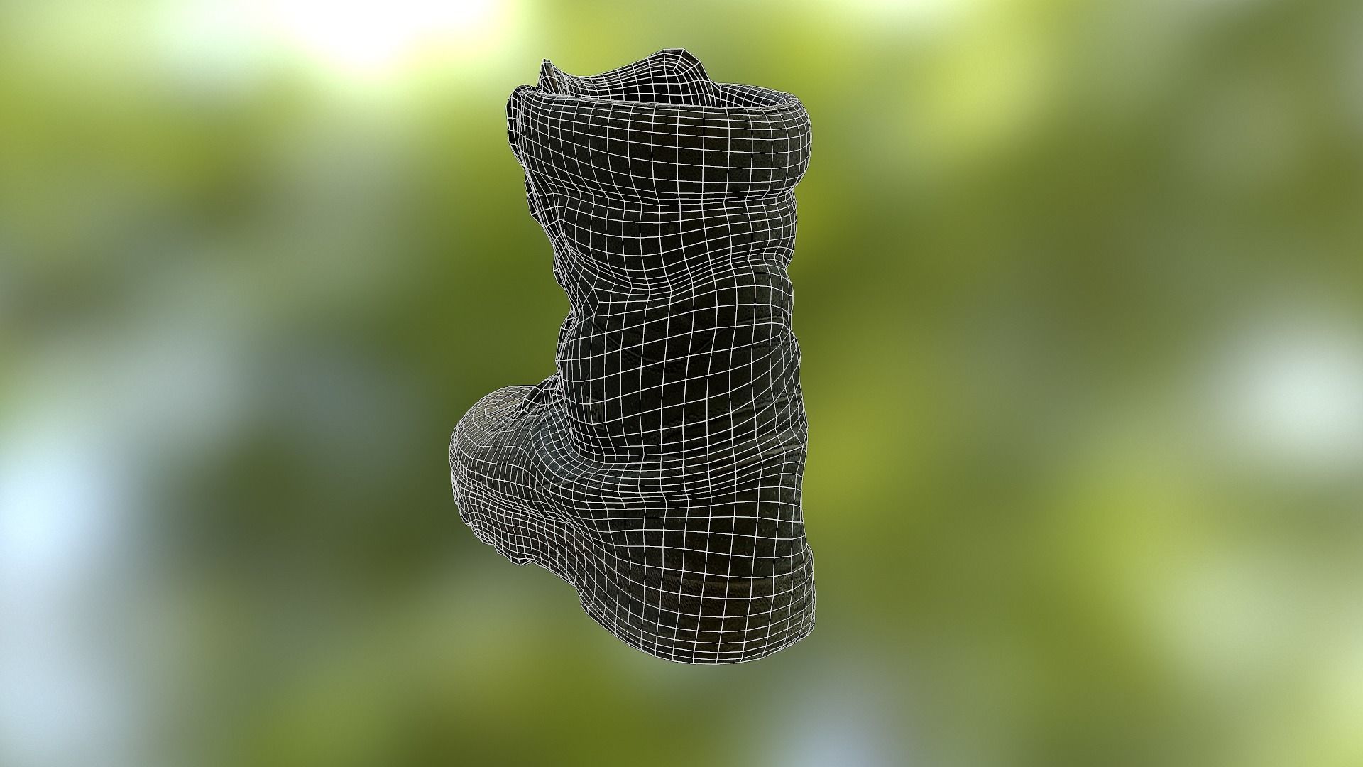 Dirty Boots  Low-poly 3D model_6