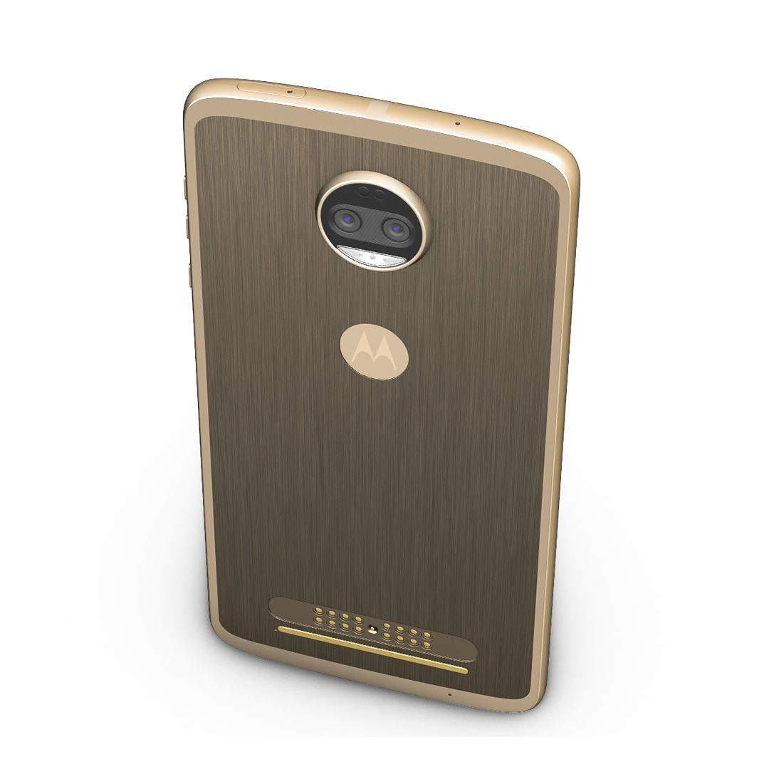Moto Z2 Force GOLD model 3D model_16