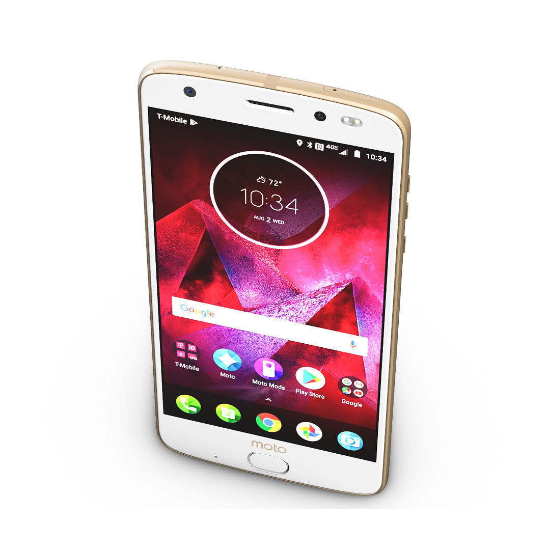 Moto Z2 Force GOLD model 3D model_9