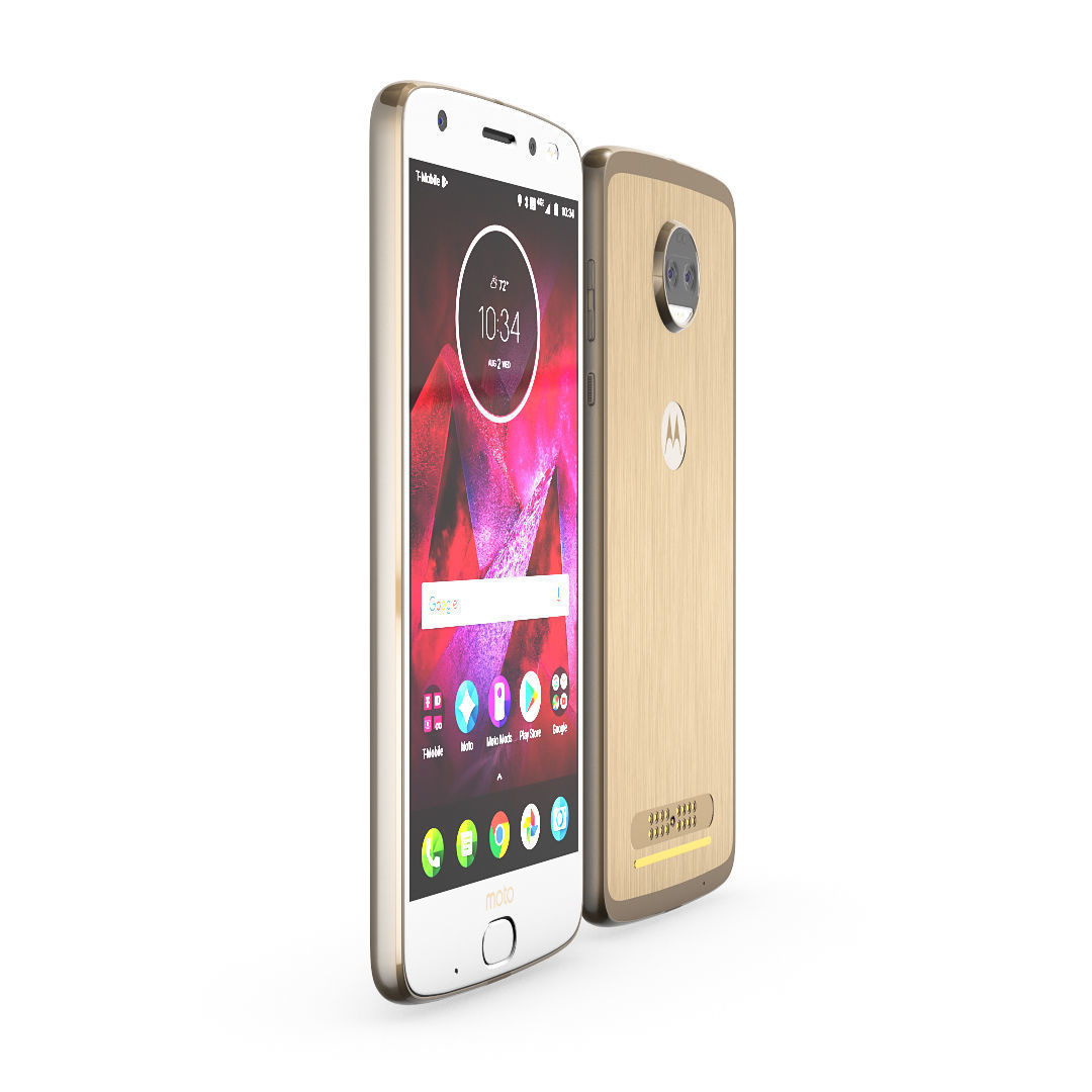 Moto Z2 Force GOLD model 3D model_6