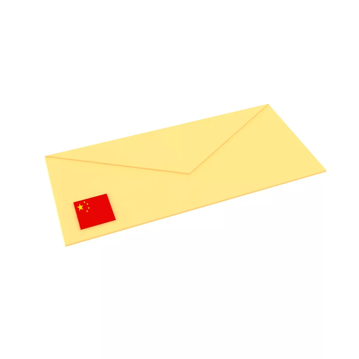 Envelop China 3D model