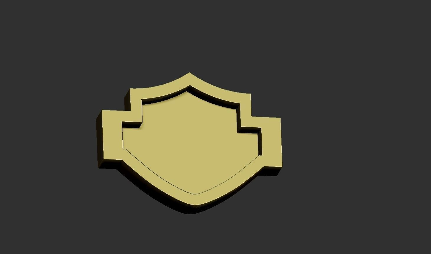 logo harley davidson 3D print model_2