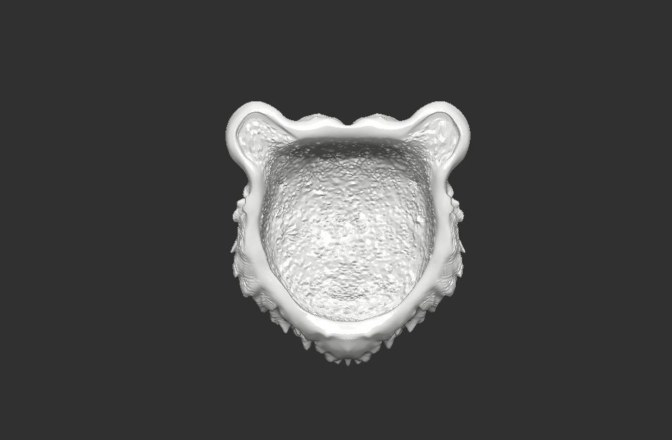 the head of the bear 3D print model_2