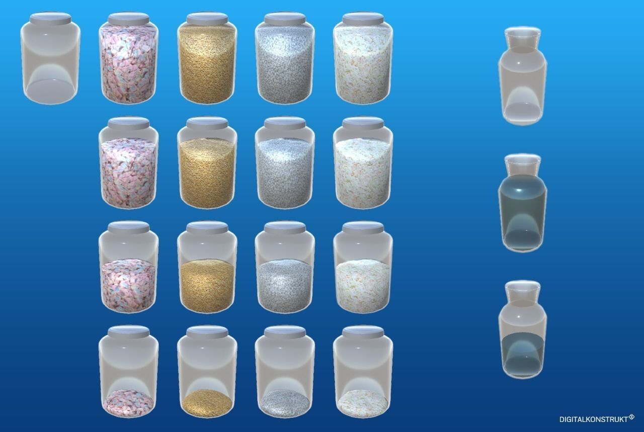 Food And Drink Package Low-poly 3D model_13