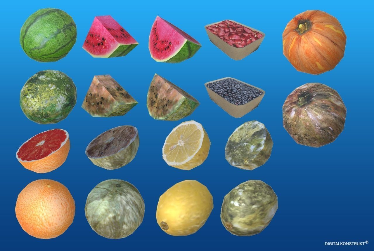 Food And Drink Package Low-poly 3D model_6