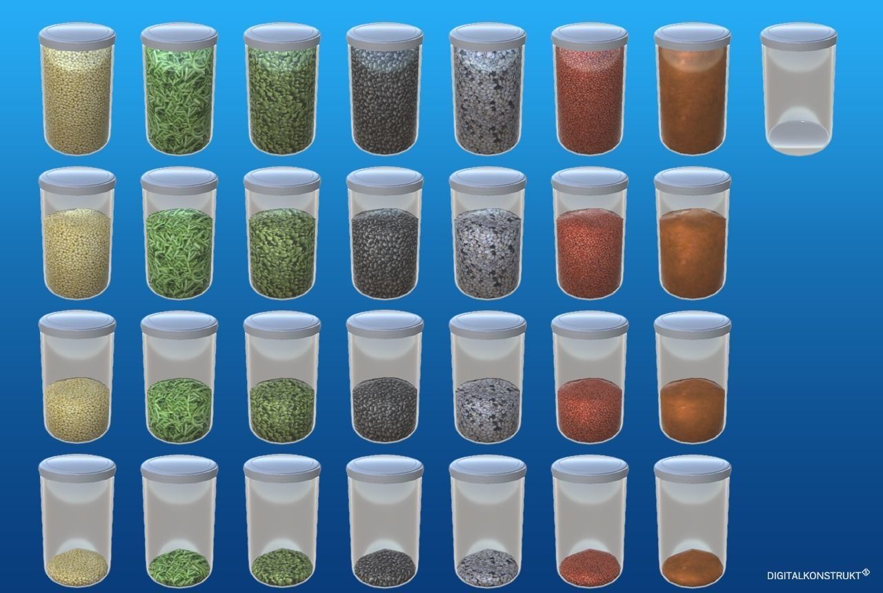 Food And Drink Package Low-poly 3D model_7