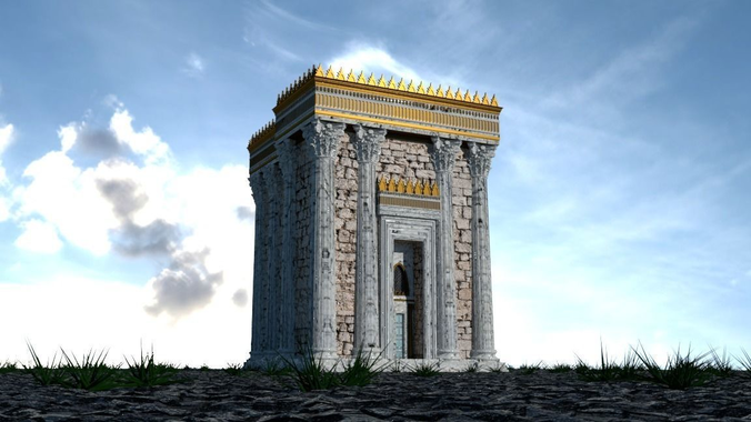 Herods Temple - Old Decrepit Version 3D model