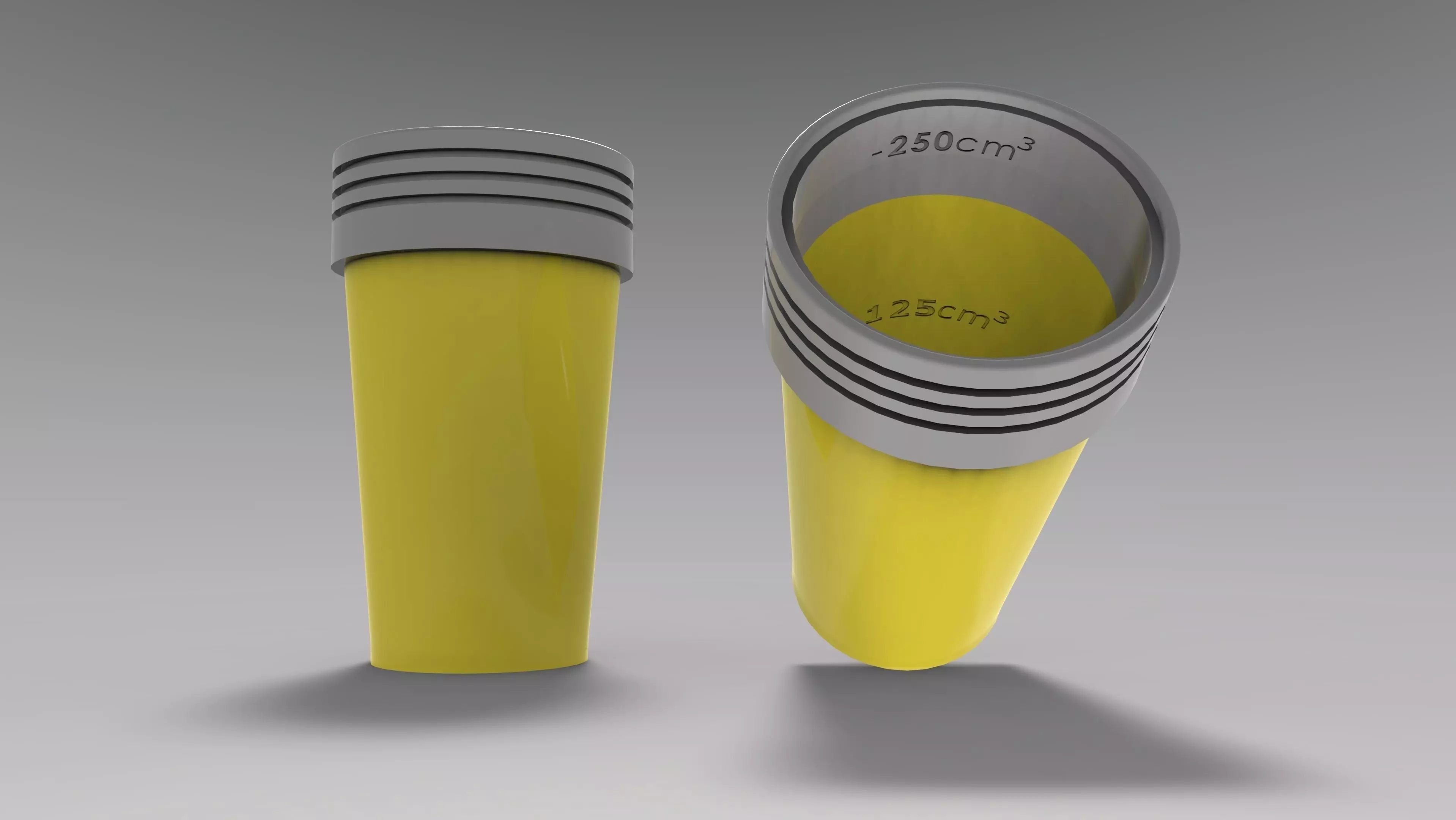 Piston cup for real biker 3D model
