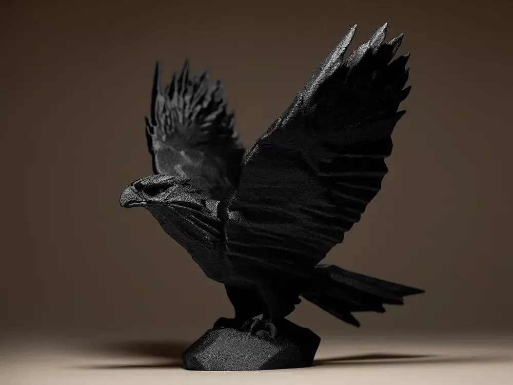 Eagle Taking Flight Sculpture Statue 3D print model
