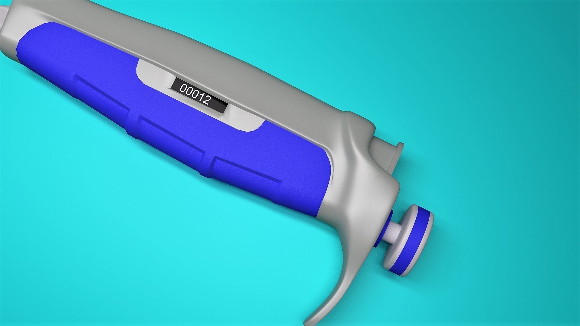 Micropipette medical tool 3D model_3