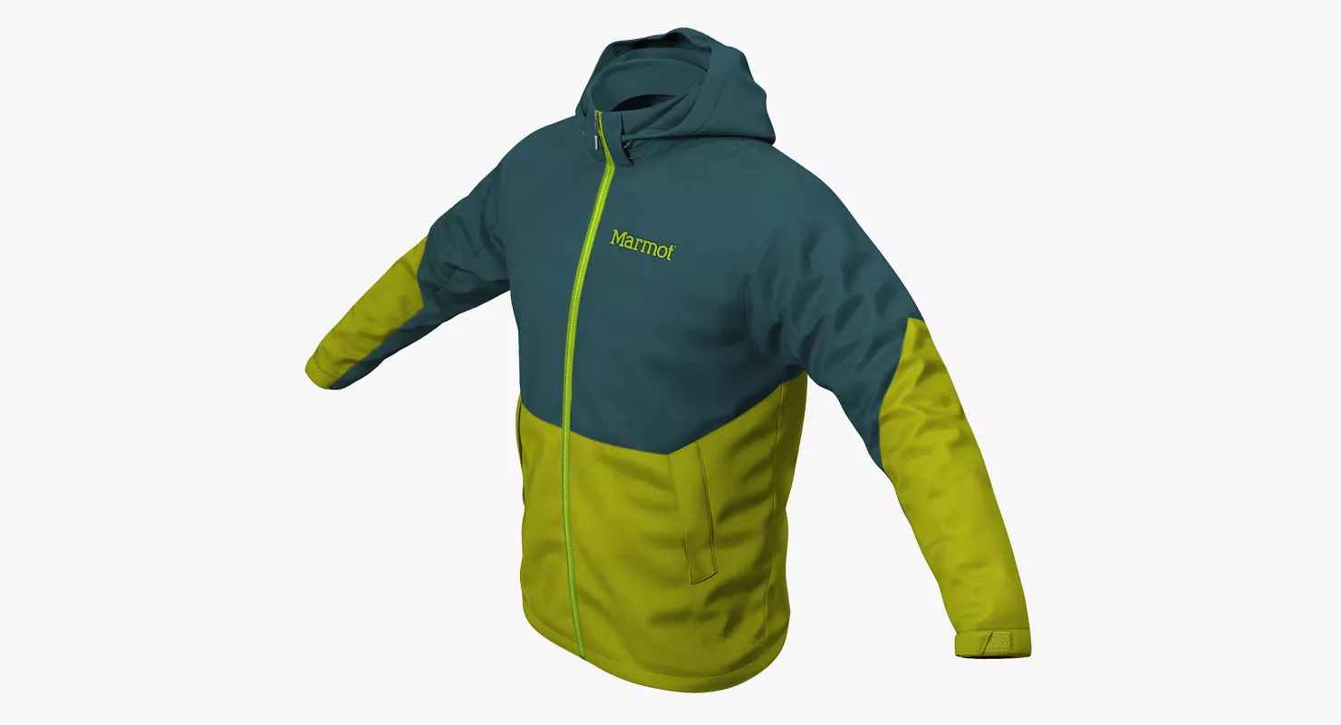 Winter Sport Jacket 3D model