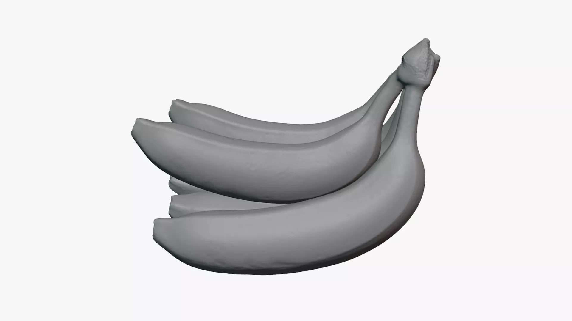 Tropical Banana Cluster - For 3D Print 3D print model