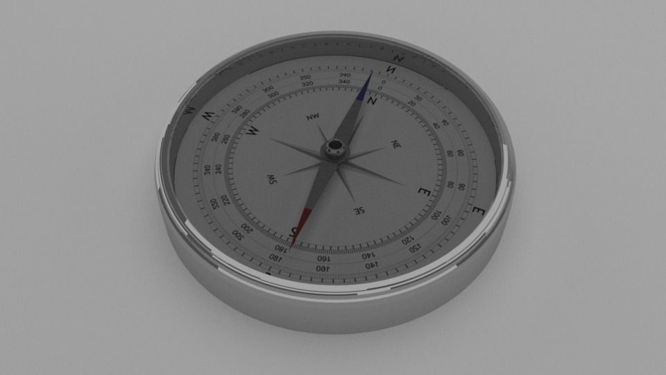 Compass 3D model_2
