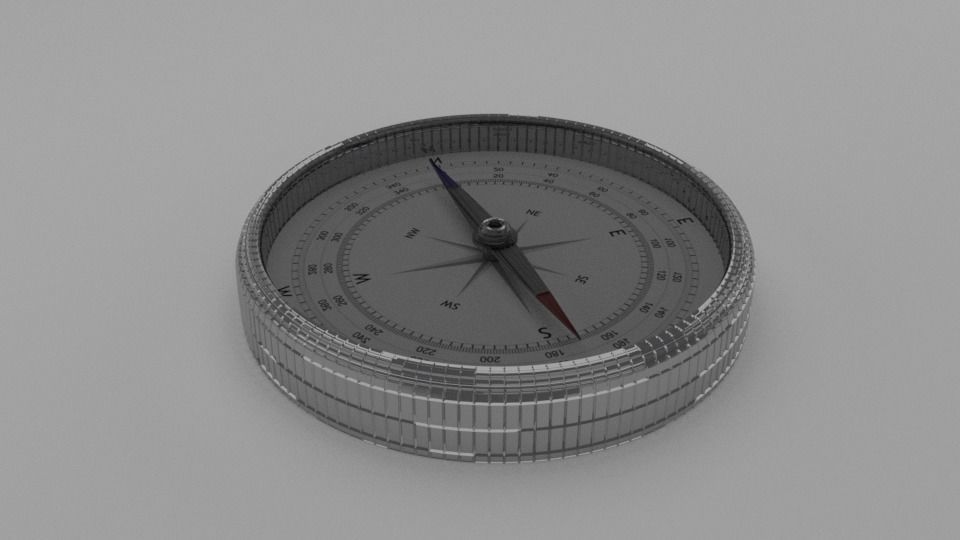 Compass 3D model_1