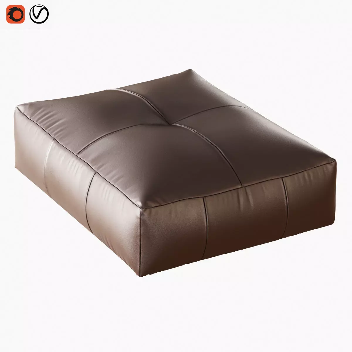 Pouf Ditre Kris 3D model_0