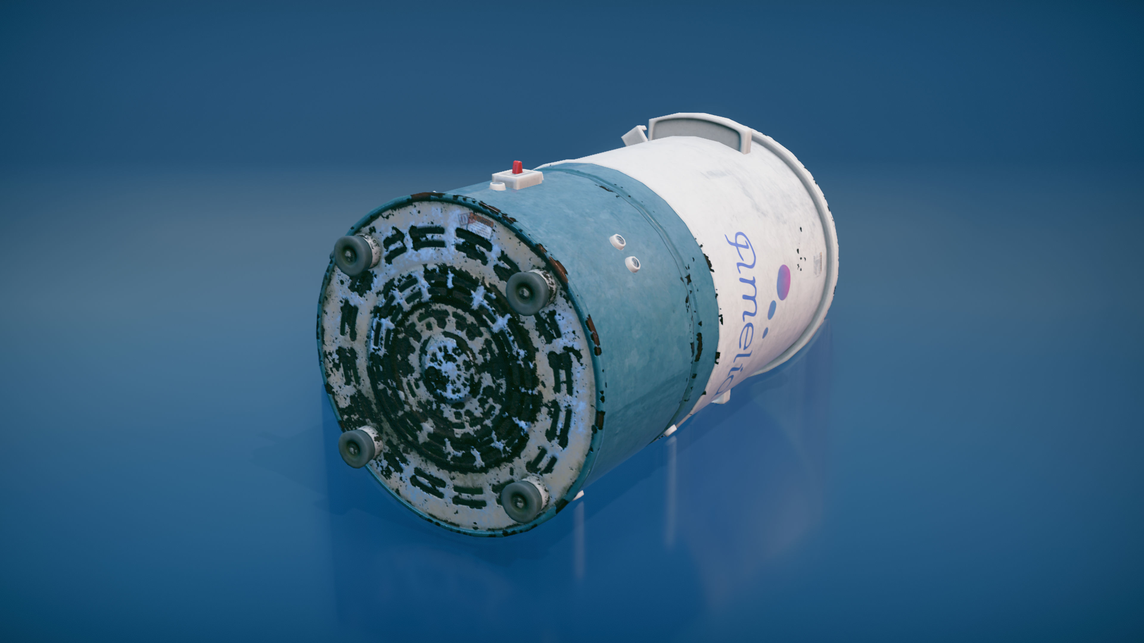 Modern washing machines Low-poly 3D model_8
