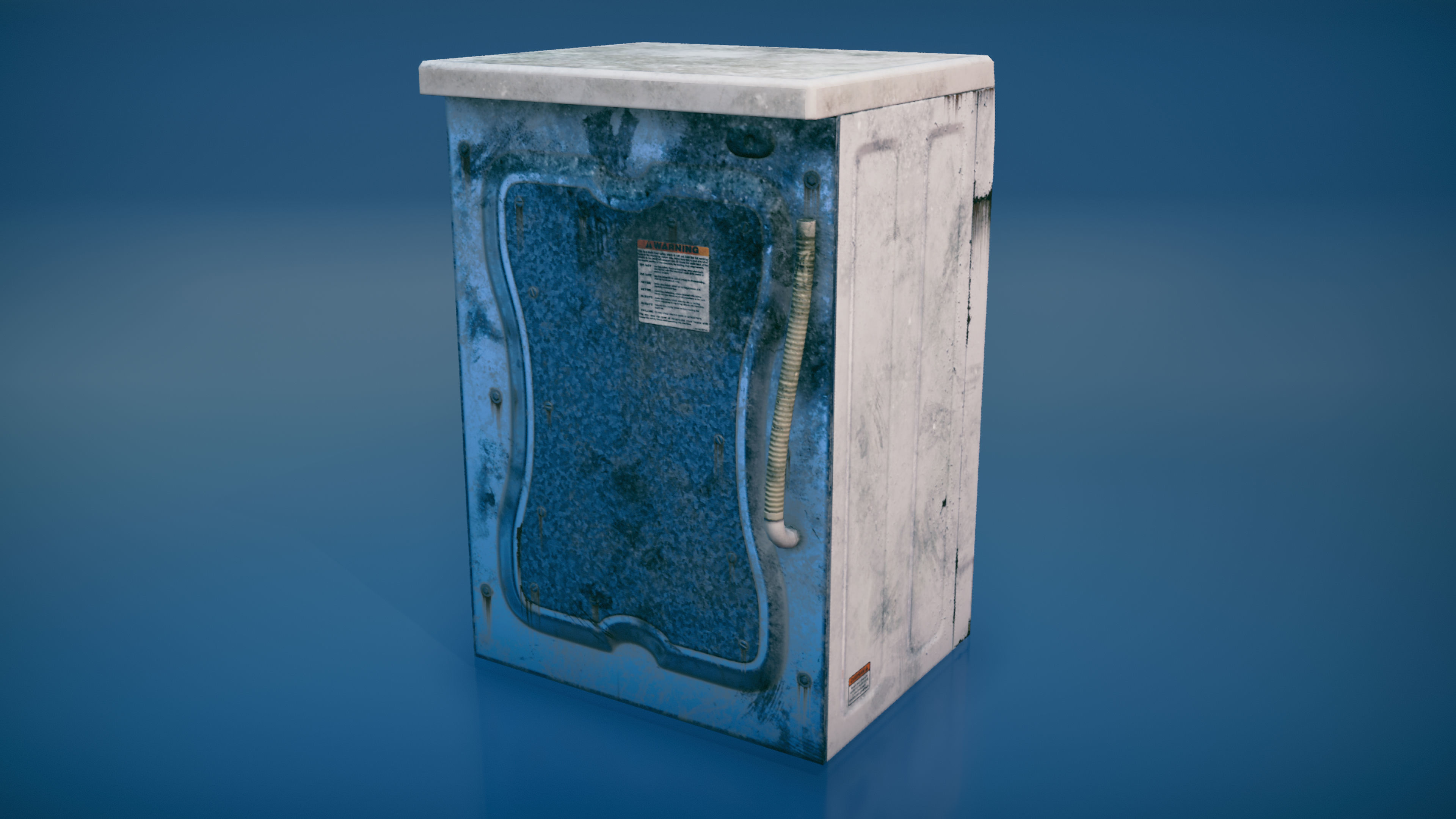 Modern washing machines Low-poly 3D model_9