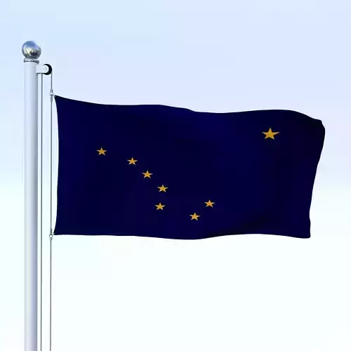 Animated Alaska Flag