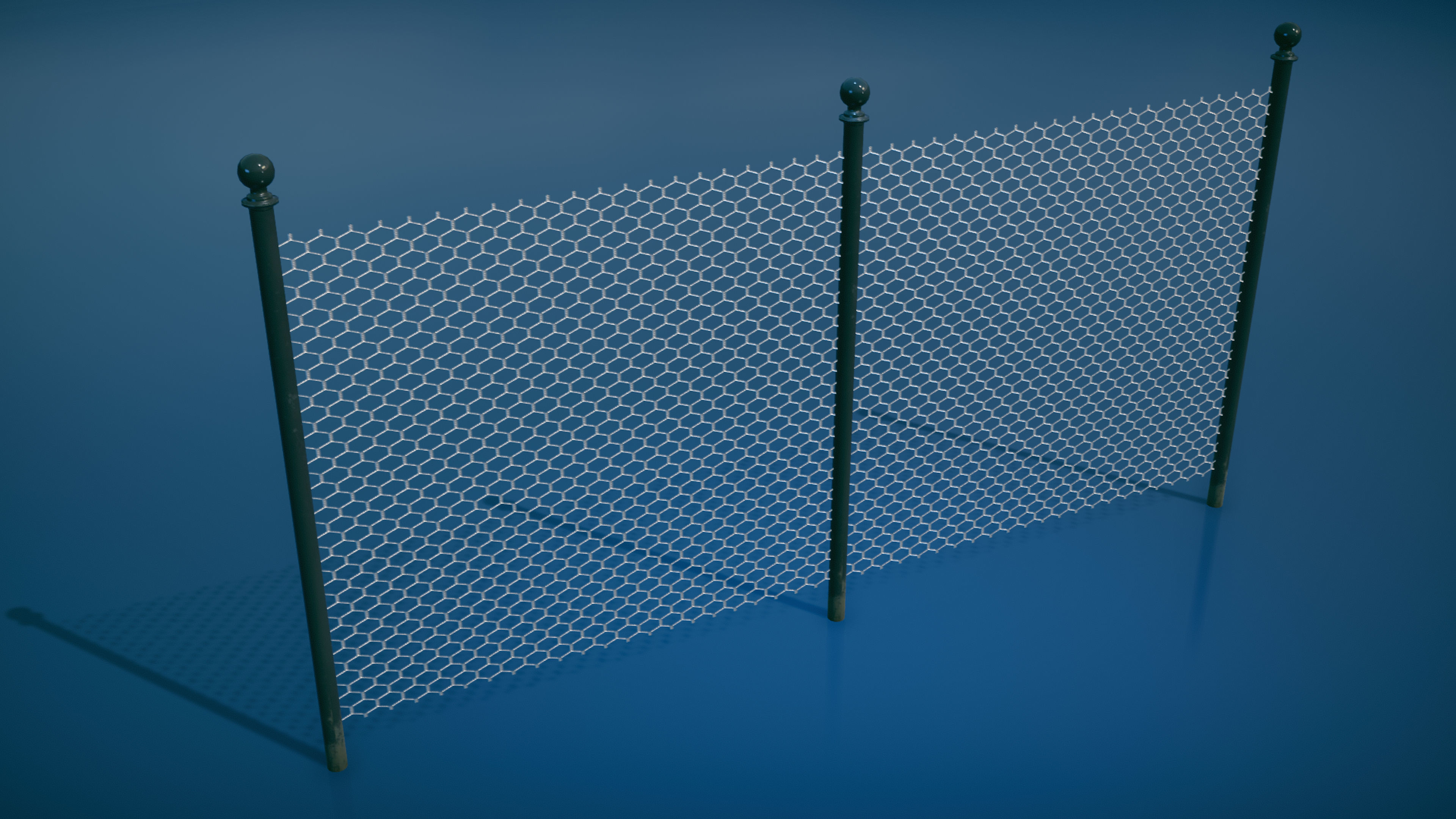 Fence Pack Low-poly 3D model_3