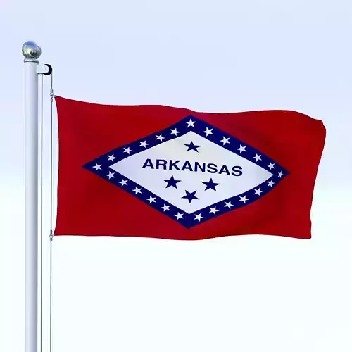 Animated Arkansas Flag
