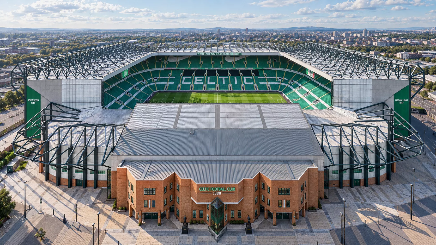 Celtic Park Stadium Low-poly 3D model