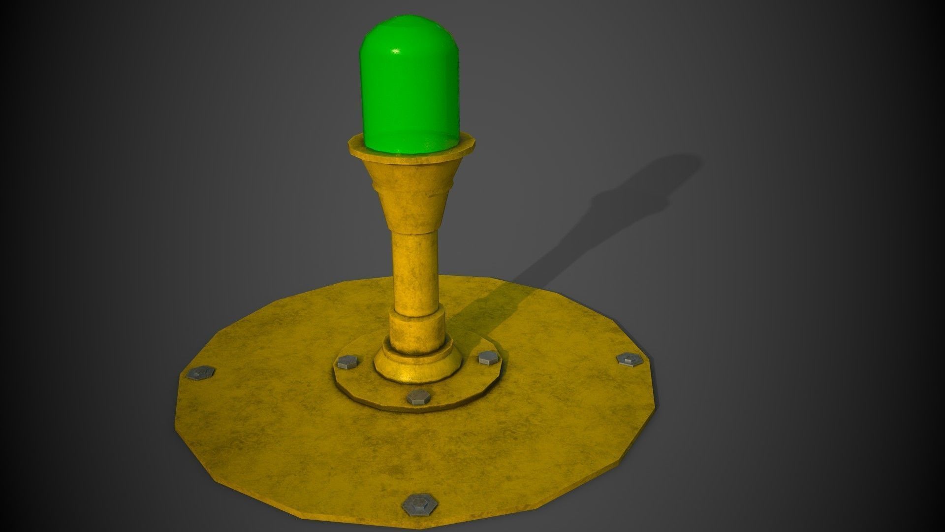 Runway Lights Low-poly 3D model_3