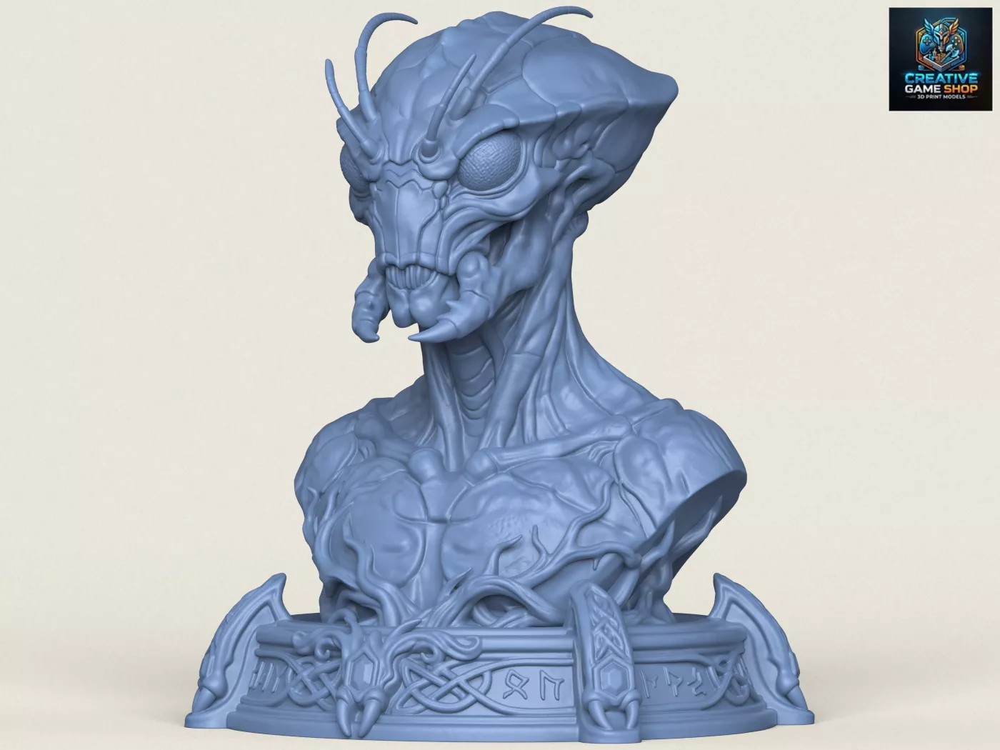 District 9 Alien Bust 3D print model