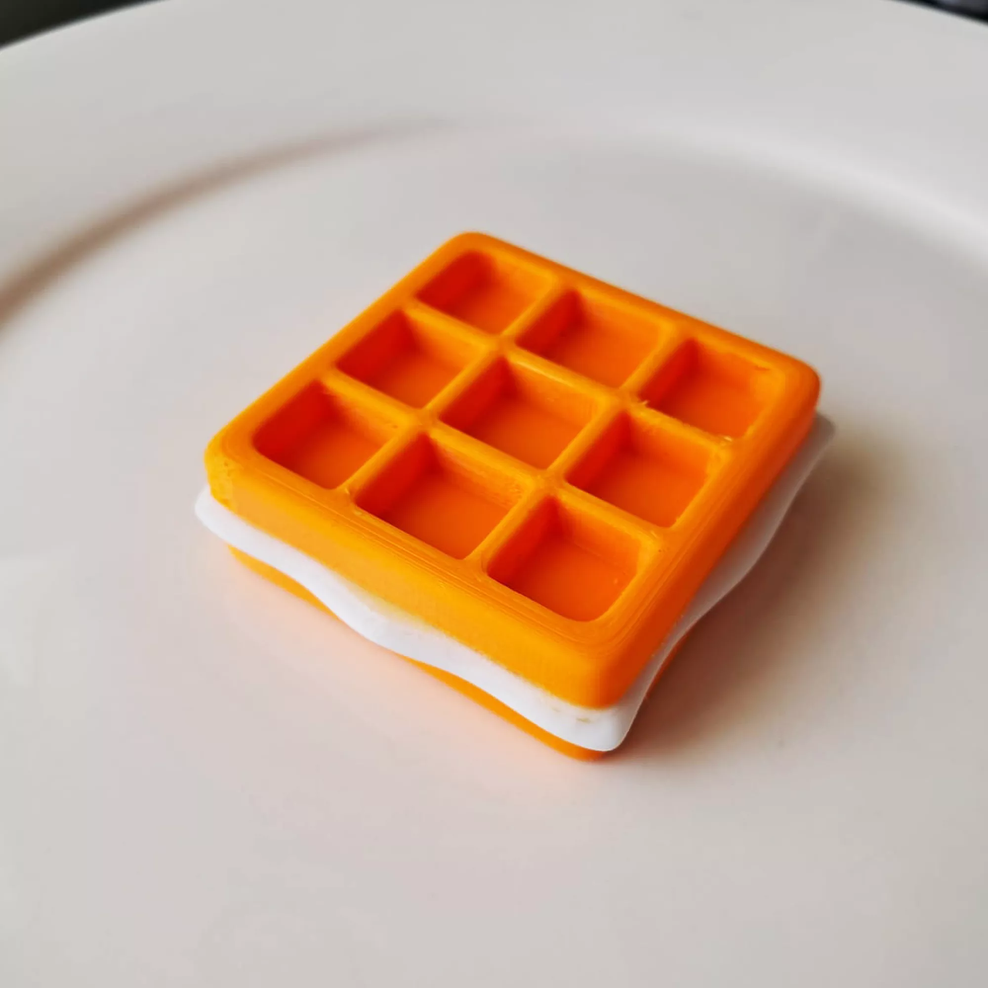 Waffle Print-in-place with 3MF included Free 3D print model