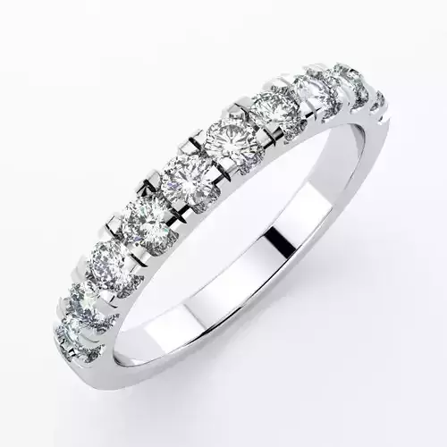 Anniversary Diamond Ring 3D Model 0278-2