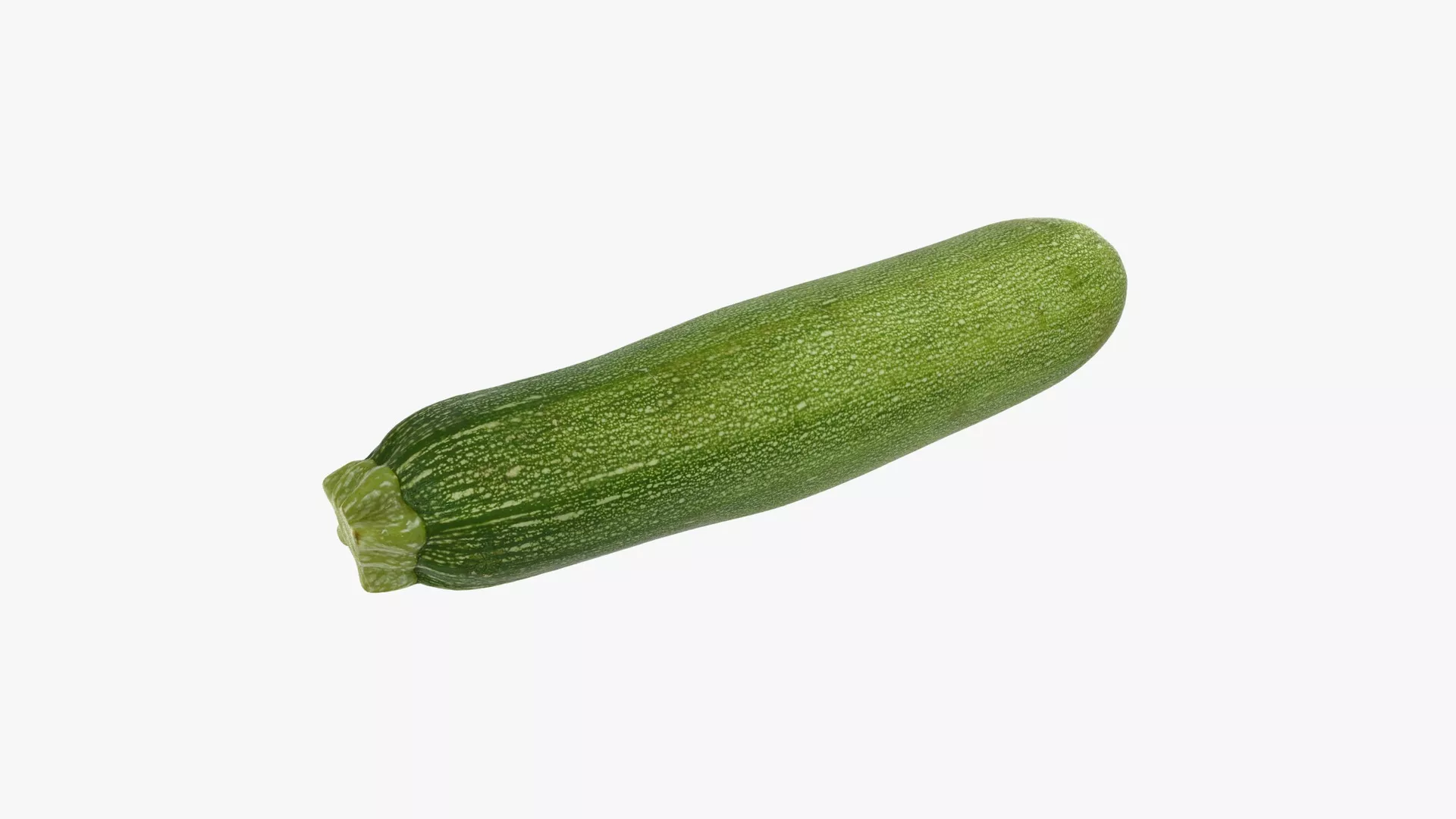 Zucchini 02 Low-poly 3D model
