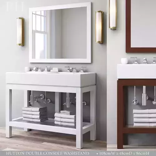 HUTTON DOUBLE CONSOLE WASHSTAND