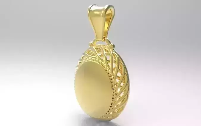 Braided pendant 3D print model