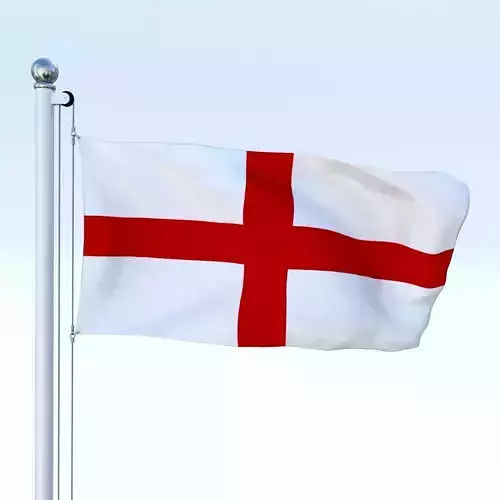 Animated England Flag