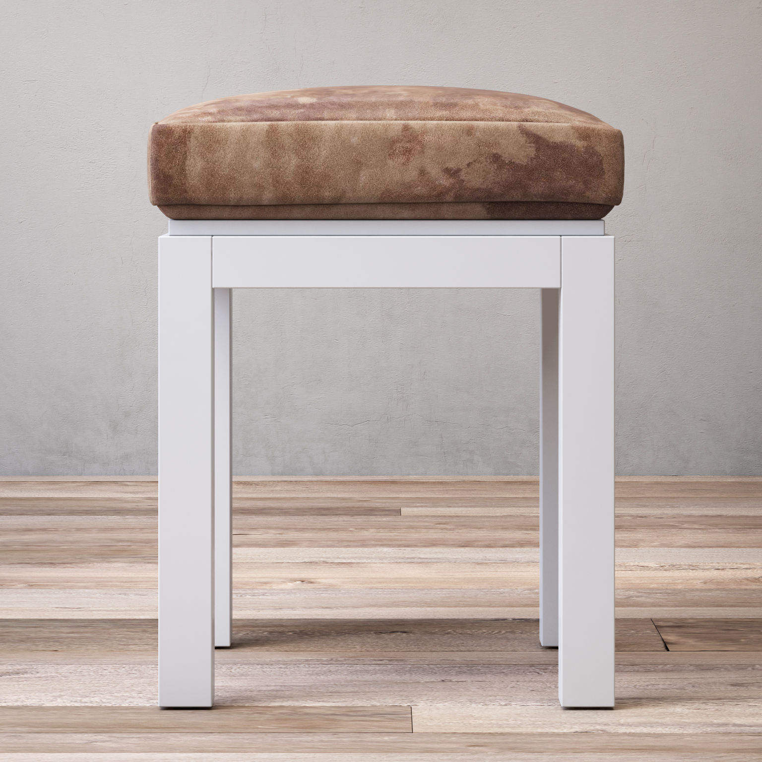 RH HUTTON BATH STOOL 3D model_2