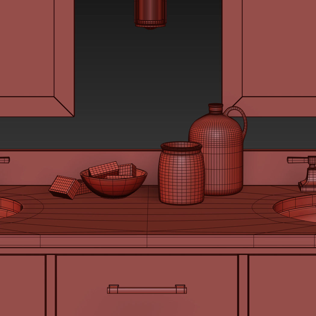 RH HUTTON DOUBLE WASHSTAND 3D model_7