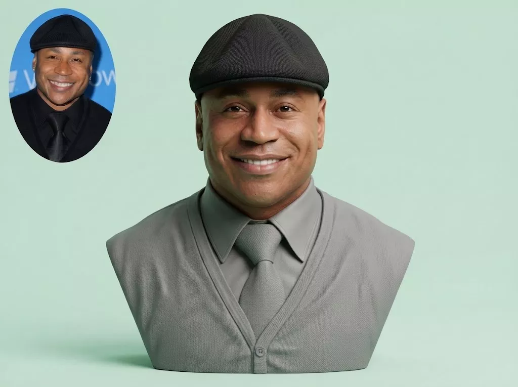 LL Cool J 3D Printable Bust 3D print model