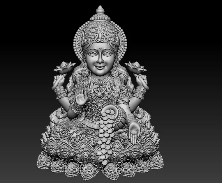 Laxmi Mata 3D print model 3D print model