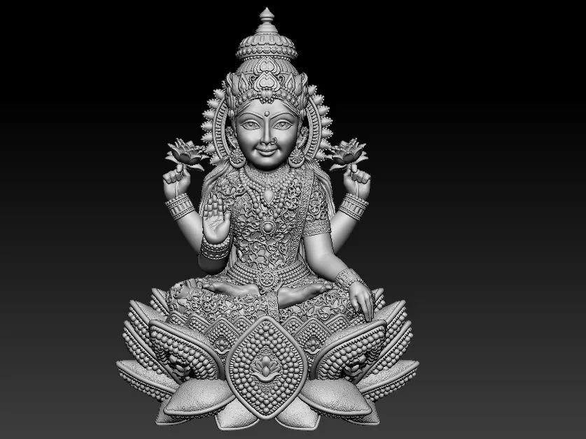 Laxmi Mata 3D print model 3D print model