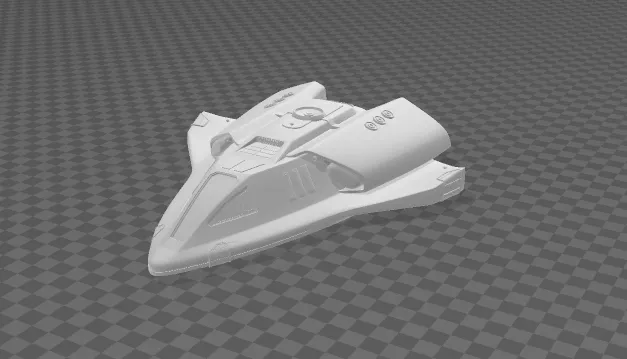 Waverider 3D print model