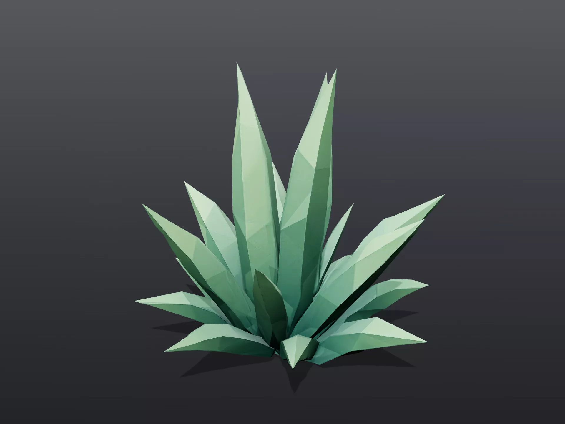 Agave Plant - Low Poly PBR Low-poly 3D model