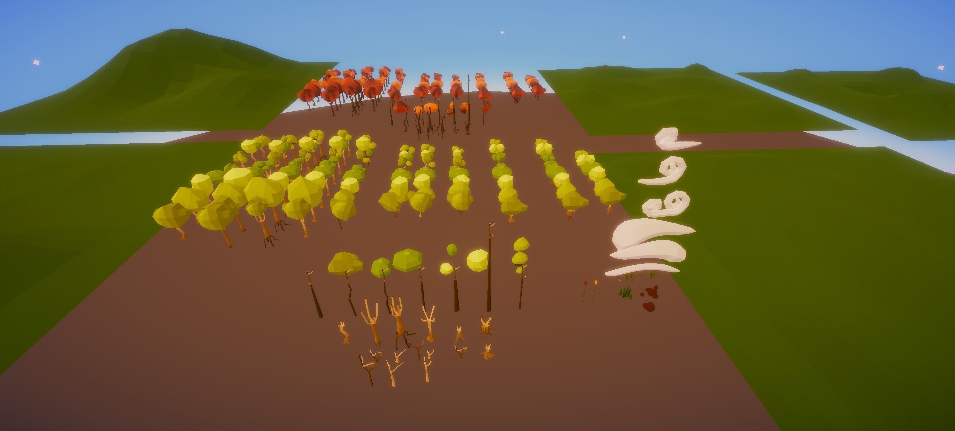 Low Poly Trees V2 Low-poly 3D model_23