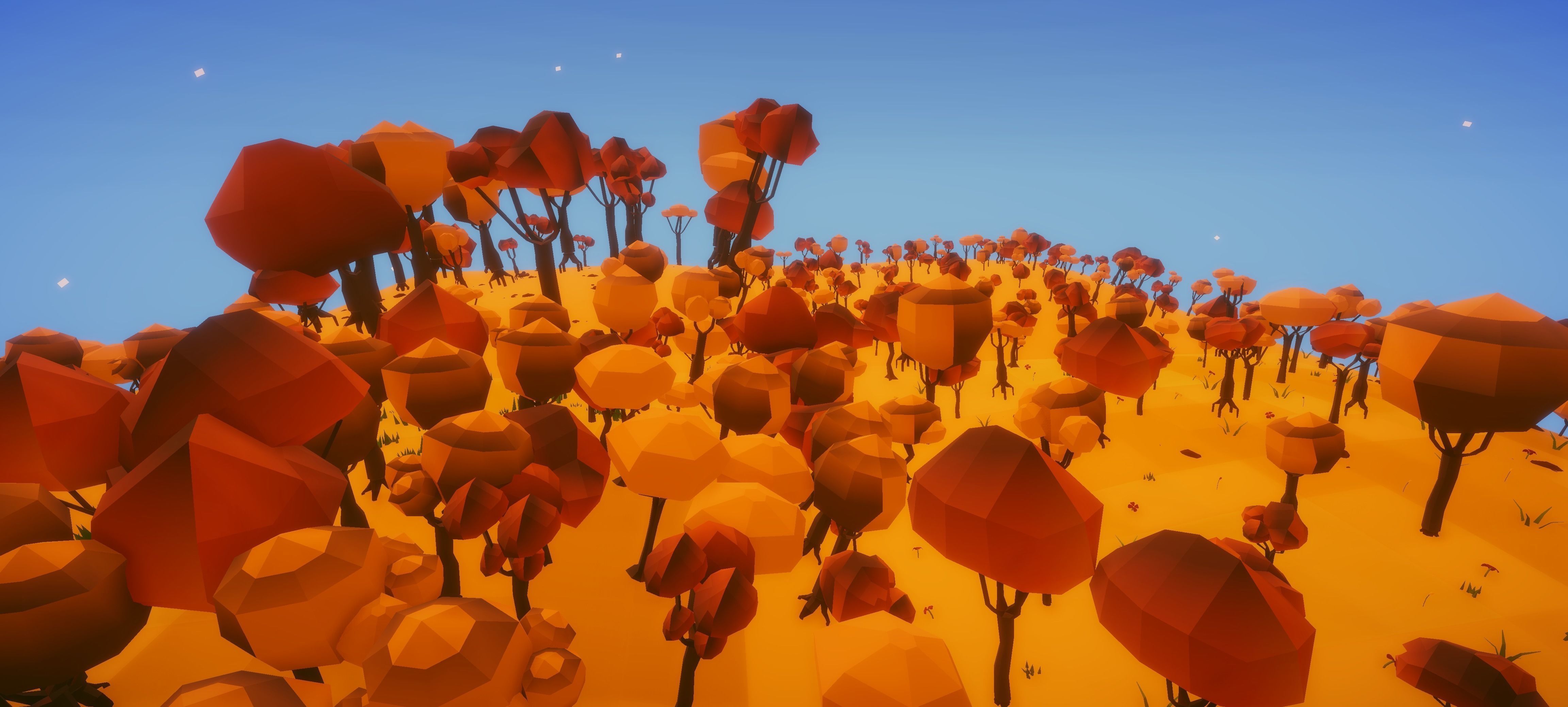 Low Poly Trees V2 Low-poly 3D model_3