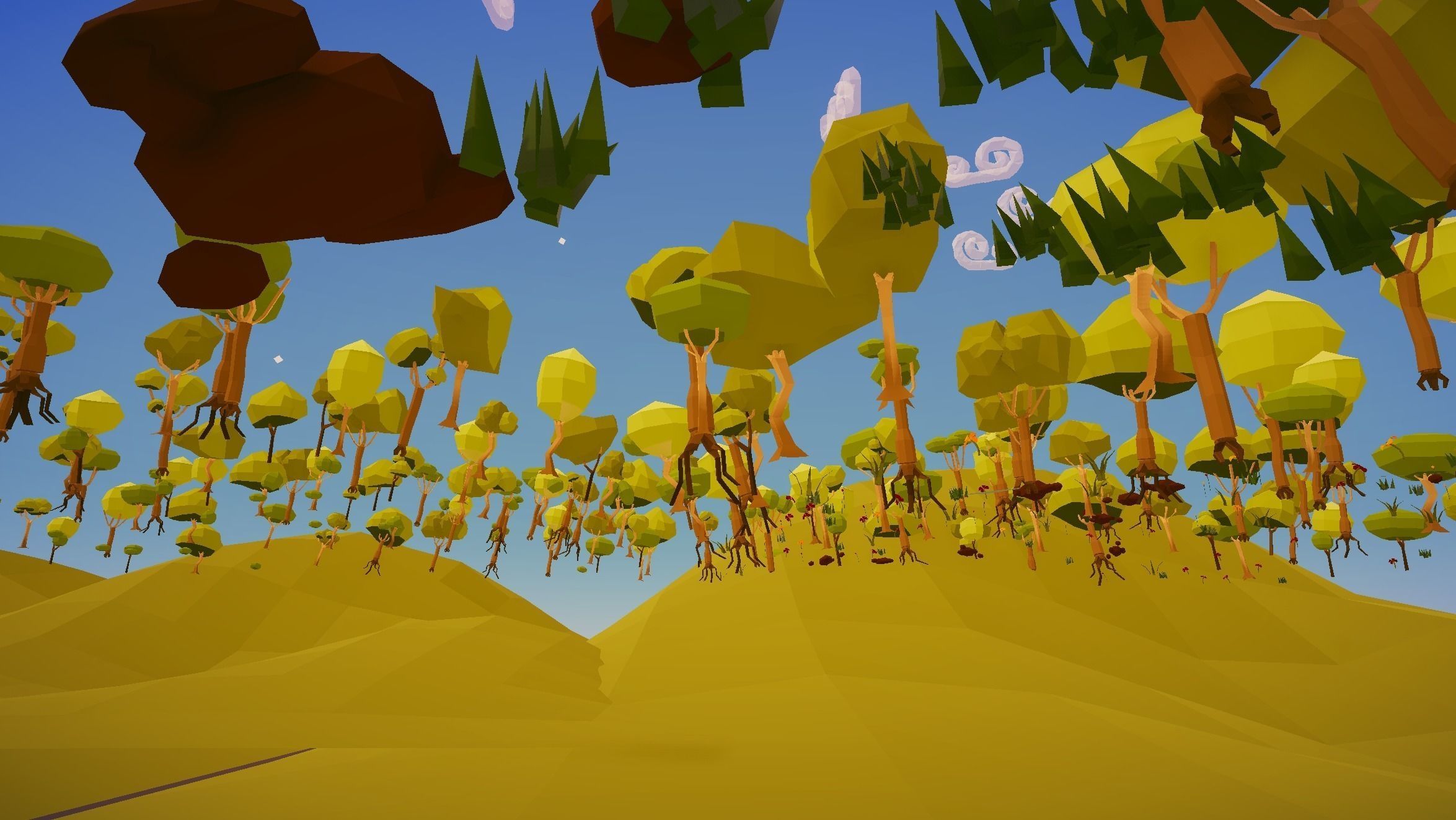 Low Poly Trees V2 Low-poly 3D model_43