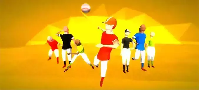 Low Poly Baseball Pack