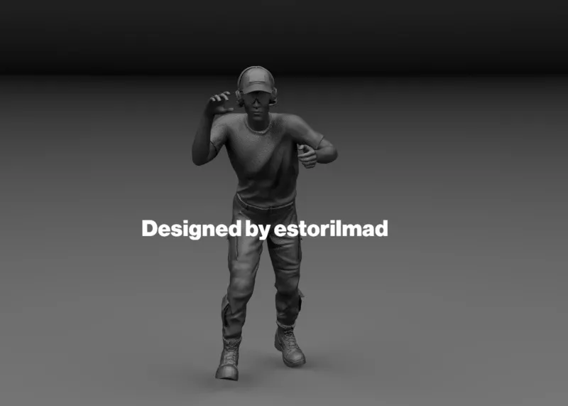 USAF Aircraft Maintenance Crew v3 3D print model