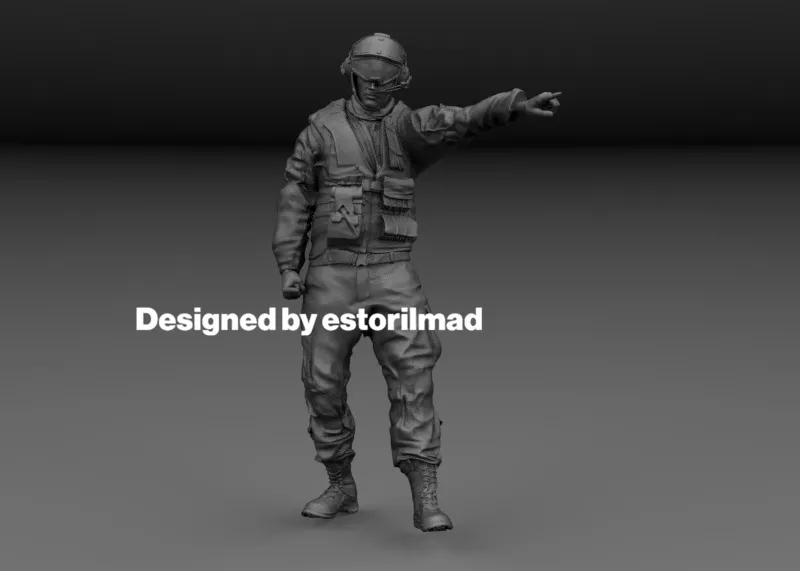USAF Aircraft Maintenance Crew v1 3D print model