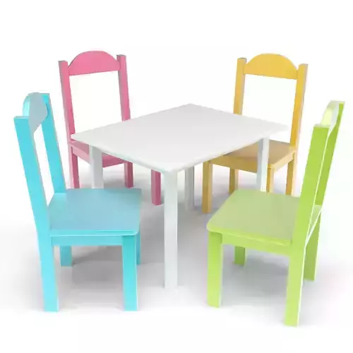 Kids Table and Chairs Set
