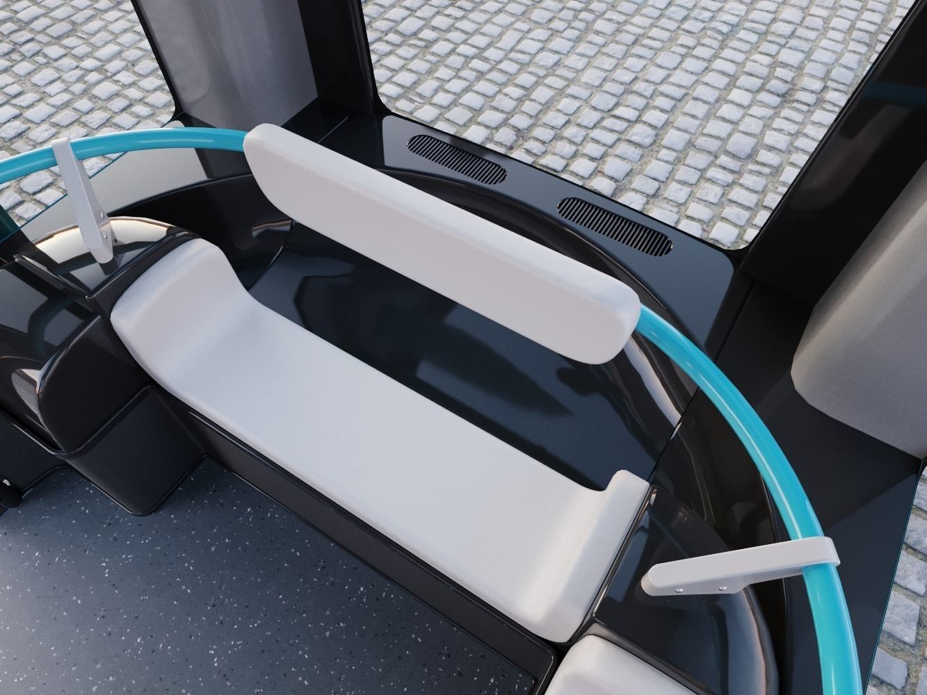 Driverless Bus Local Motors Olli - Rigged 3D model_16