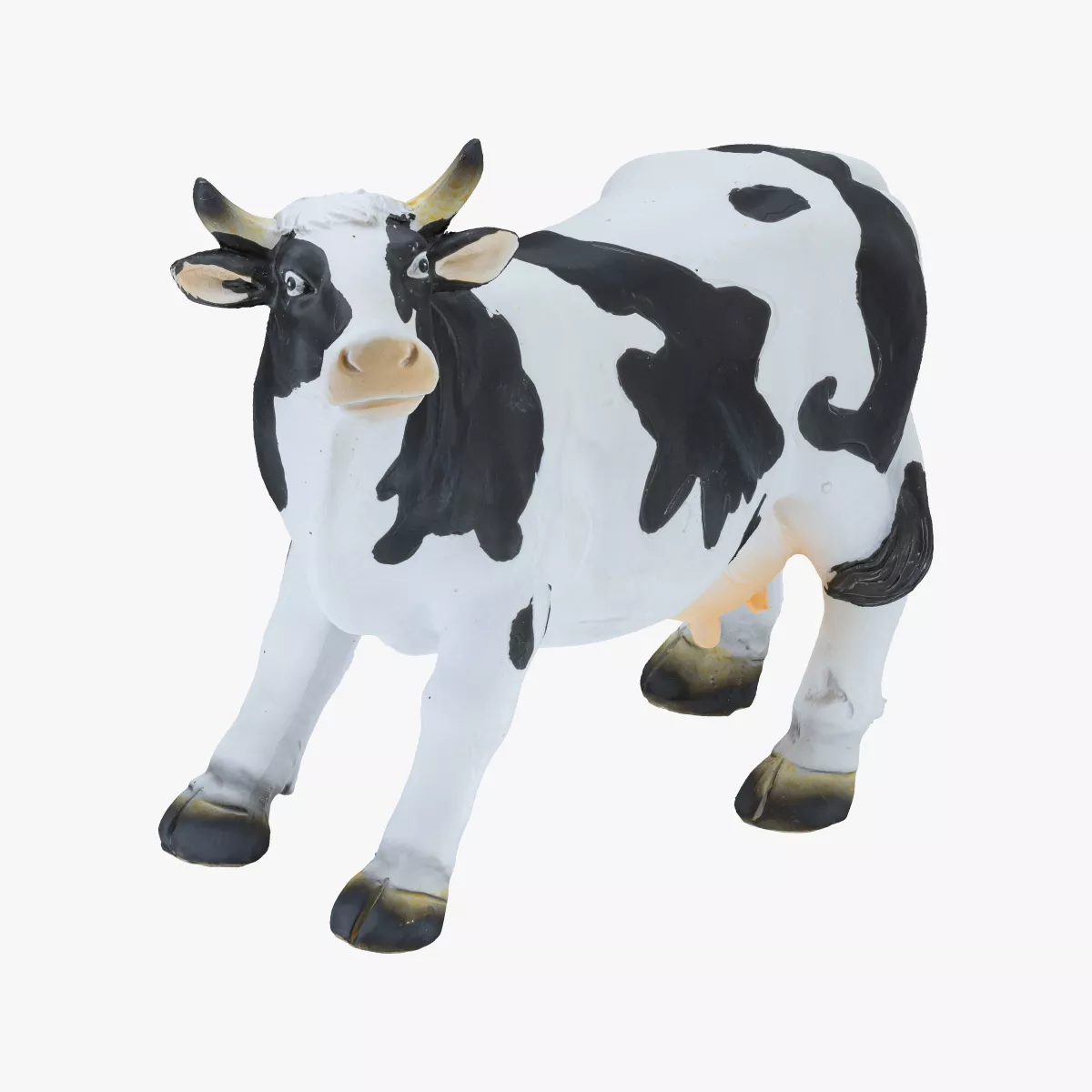 Black and White Cow Statue Decoration 01 RAW SCAN 3D model