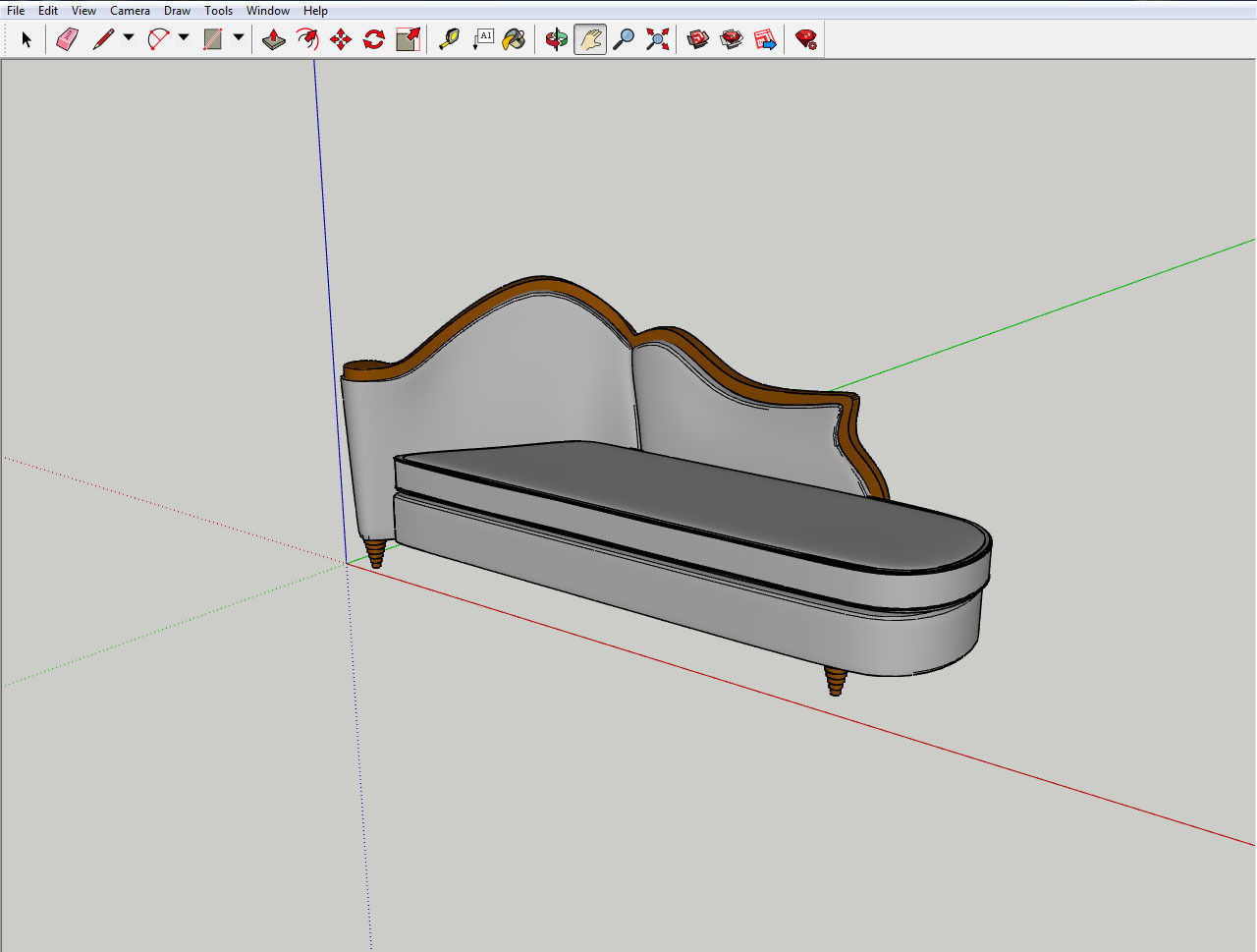 Chaise Lounge  3D model_3
